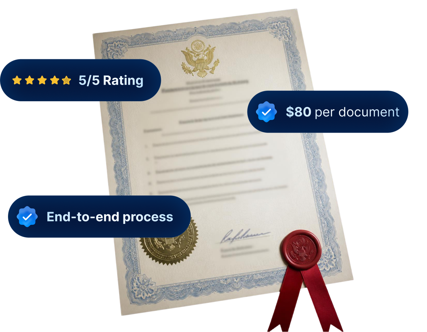 apostille and notarized translation document sample